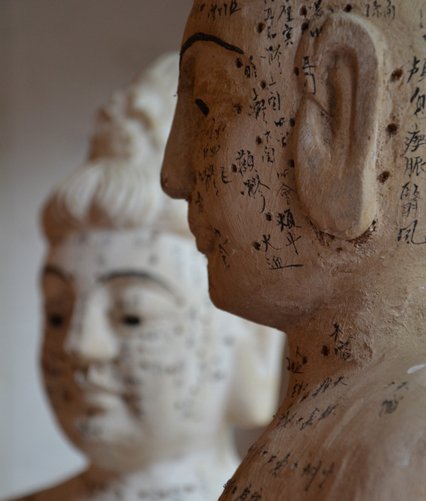 statuettes points acupuncture